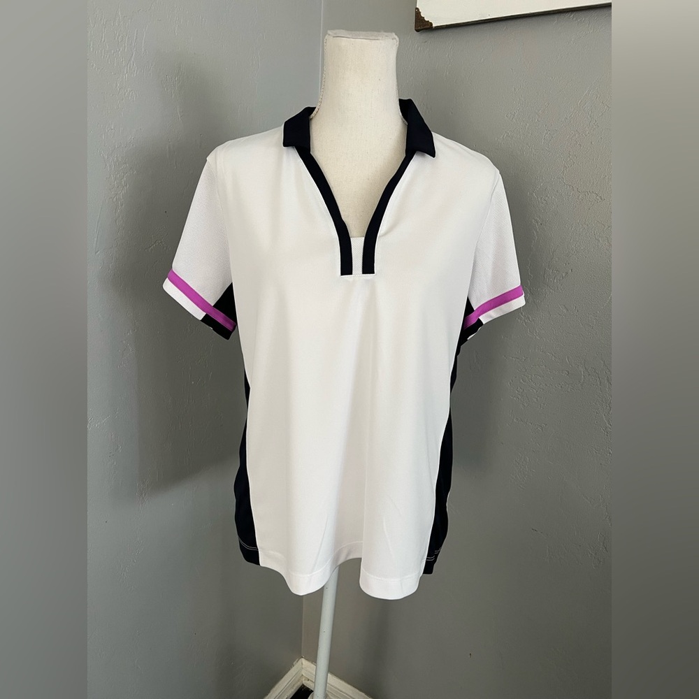 EP Pro White and Black Short Sleeve Polo Jersey size
XL